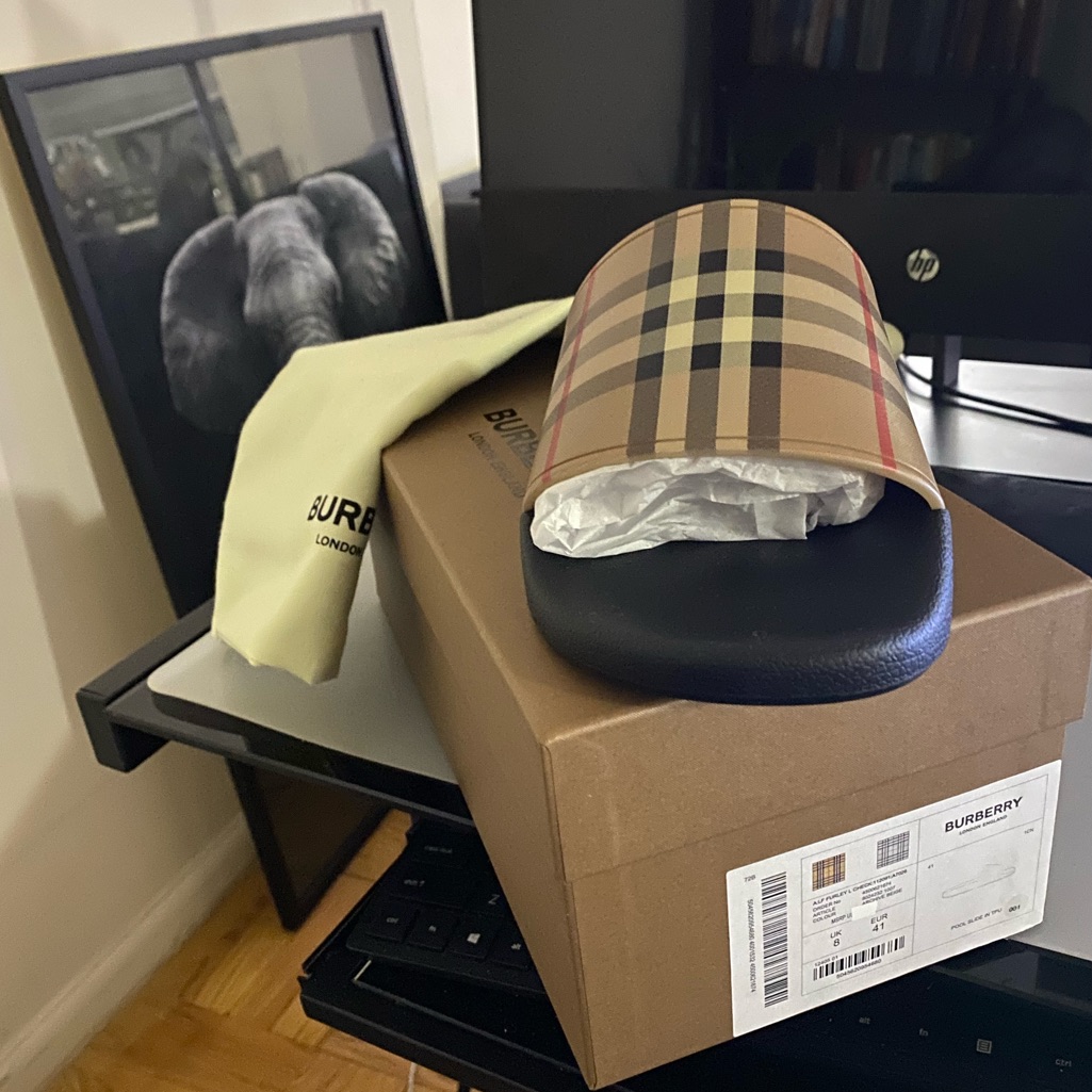 Brand New Burberry Slides